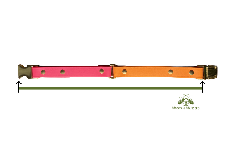 Quick release collar measurement guide